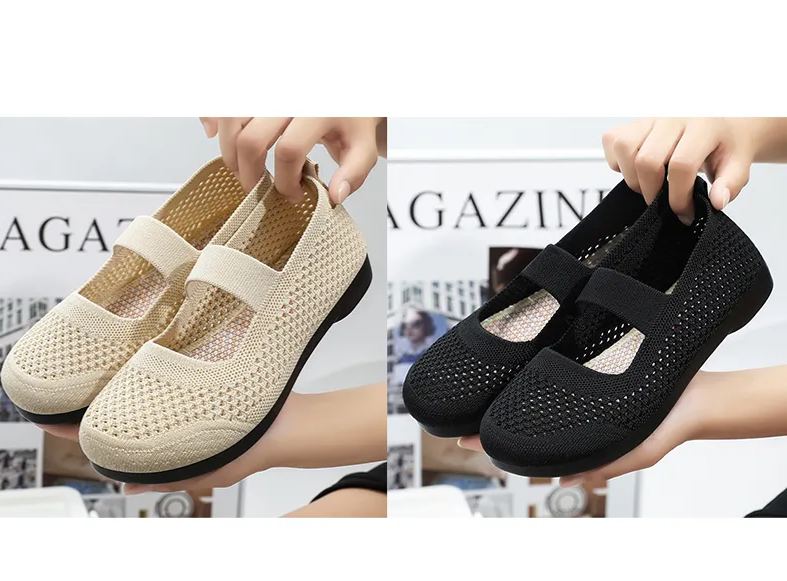 🔥Last Day 49% OFF🔥 - Women Comfortable Arch Support Non-Slip Flat Shoes