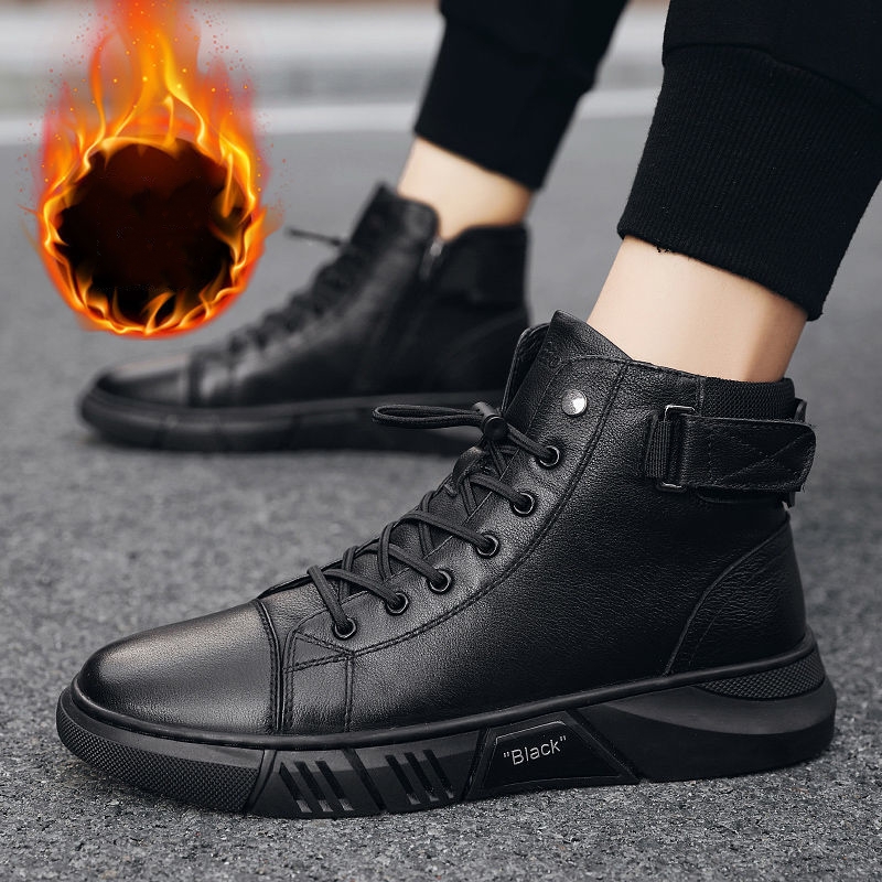 Men's Casual Versatile Genuine Leather Boots