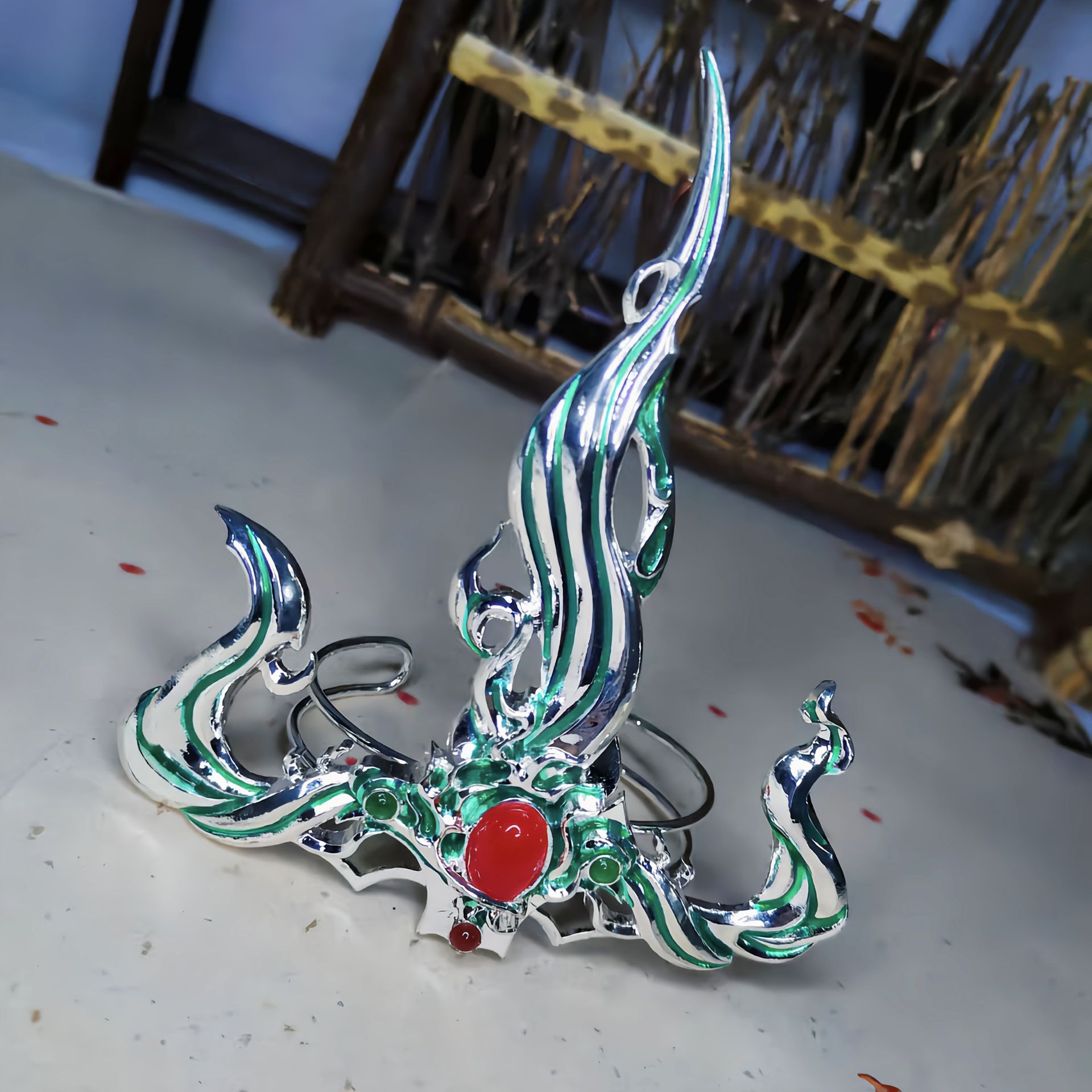 QingRong Inspired Haircrown with hairstick