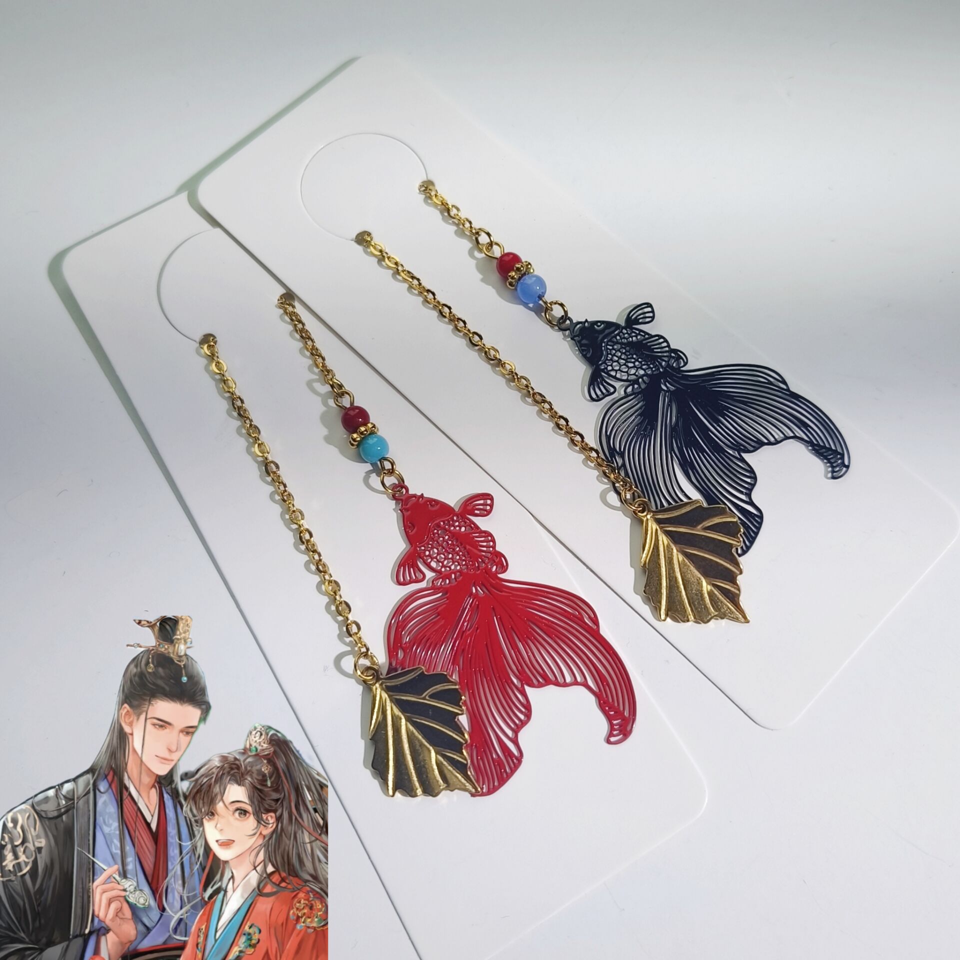 The Disabled Tyrant Beloved Pet Fish Inspired Bookmark