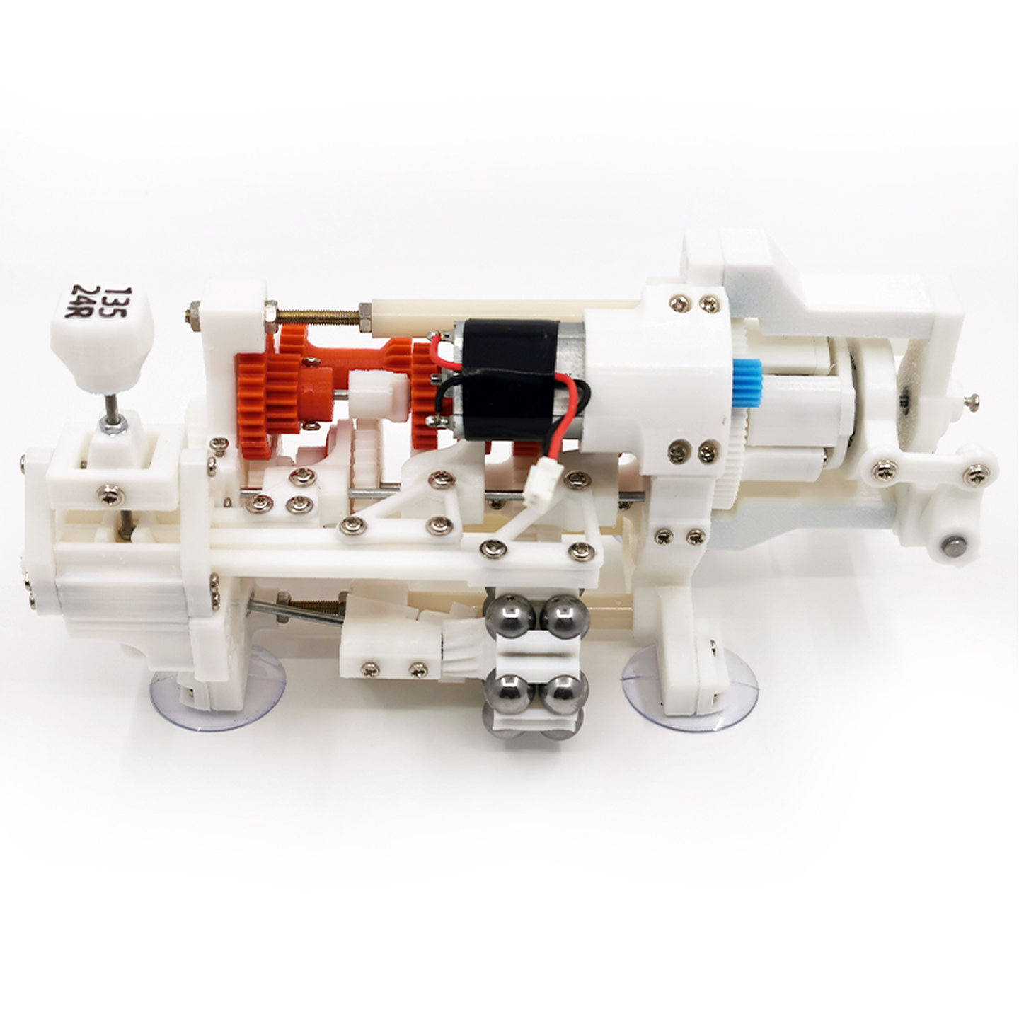 5-speed manual transmission dynamic model (with reverse gear selector)