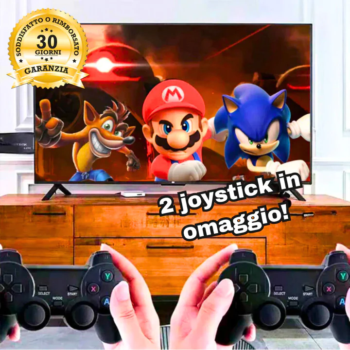 Retro Gaming Wand 🕹️ 10,000 Retro Games and 2 Wireless Gamepads 🕹️