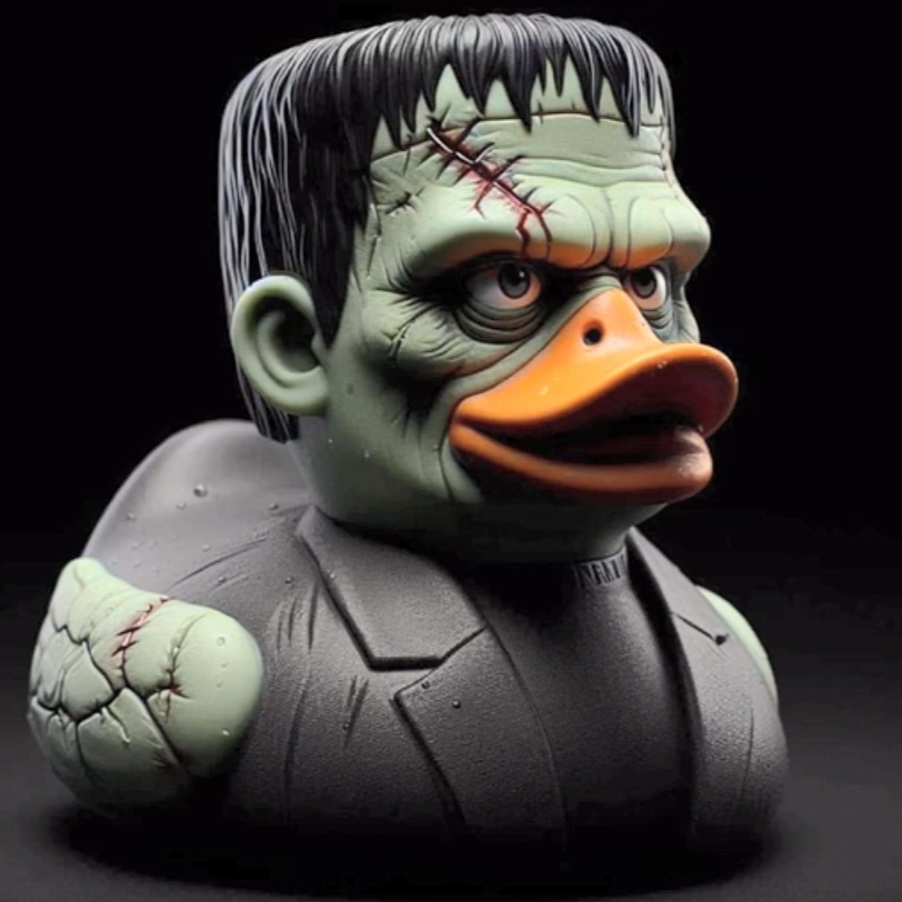 Classic Horror Movie Character Duck