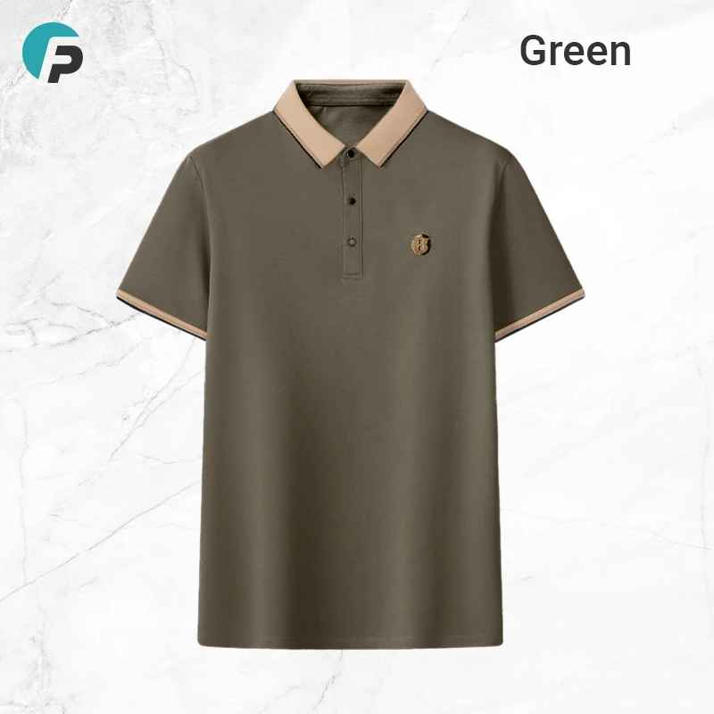 FlexPolo - Last Day 70% OFF - Men's Ice Silk Breathable Embroidered Polo