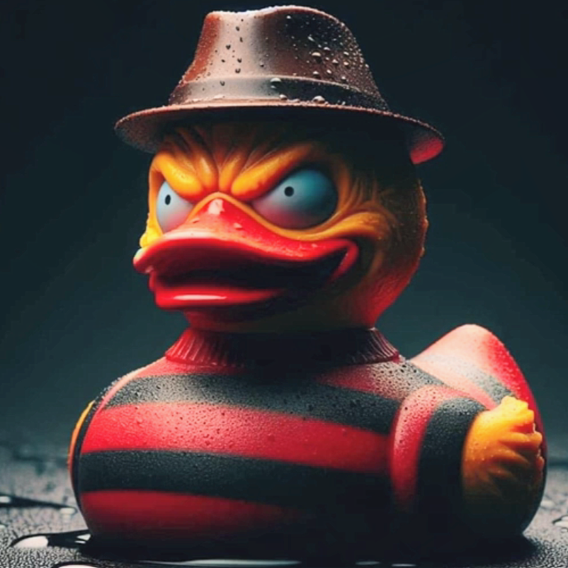 Classic Horror Movie Character Duck