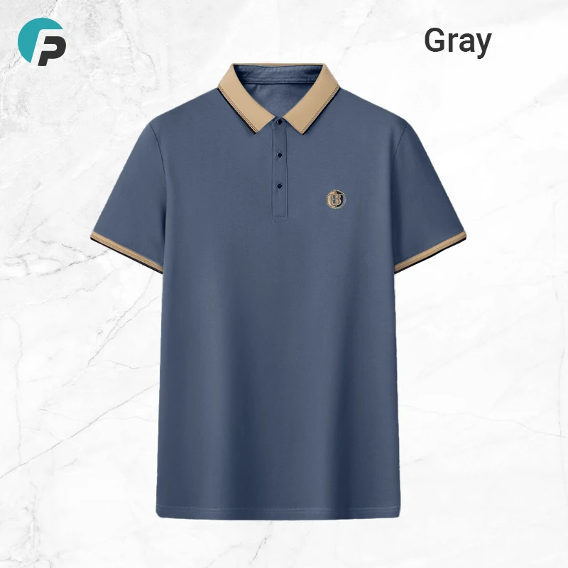 FlexPolo - Last Day 70% OFF - Men's Ice Silk Breathable Embroidered Polo