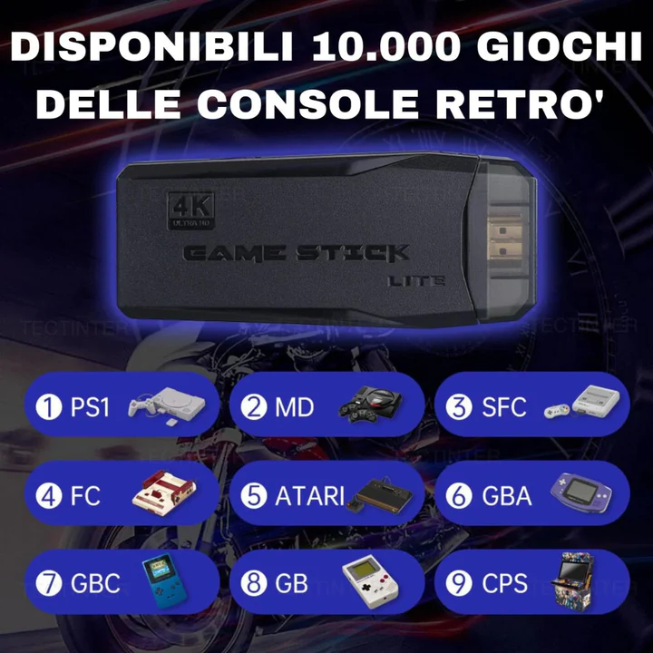 Retro Gaming Wand 🕹️ 10,000 Retro Games and 2 Wireless Gamepads 🕹️