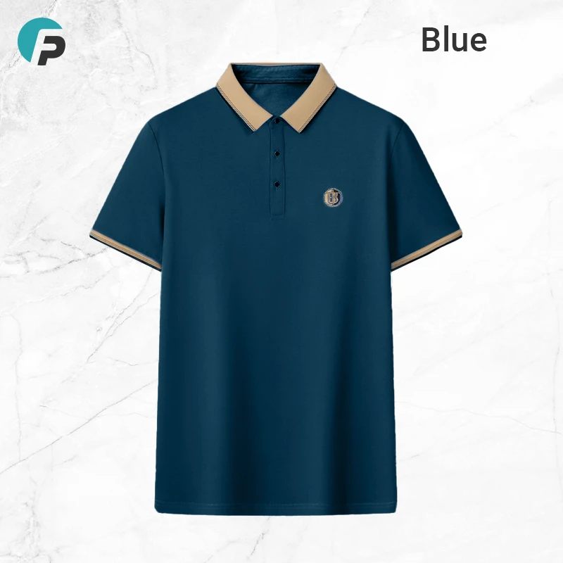 FlexPolo - Last Day 70% OFF - Men's Ice Silk Breathable Embroidered Polo
