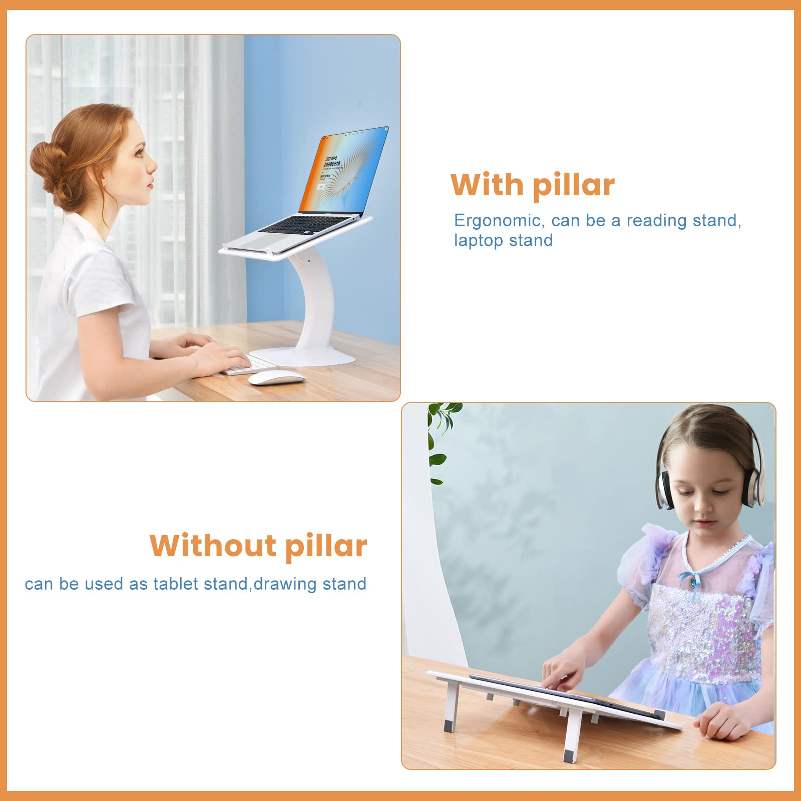 Multifunctional Height Laptop Tablet Stand