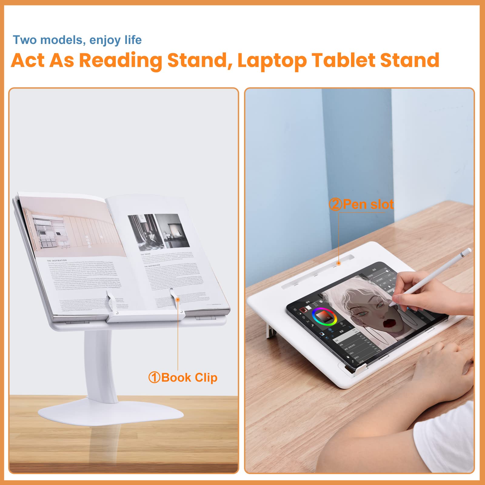 Multifunctional Height Laptop Tablet Stand