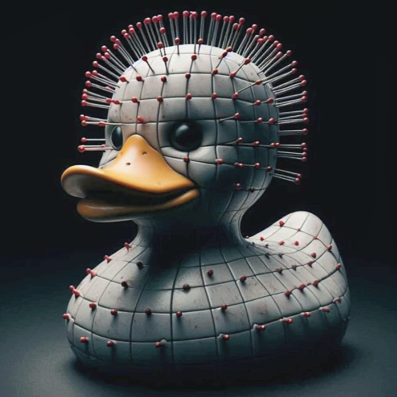 Classic Horror Movie Character Duck