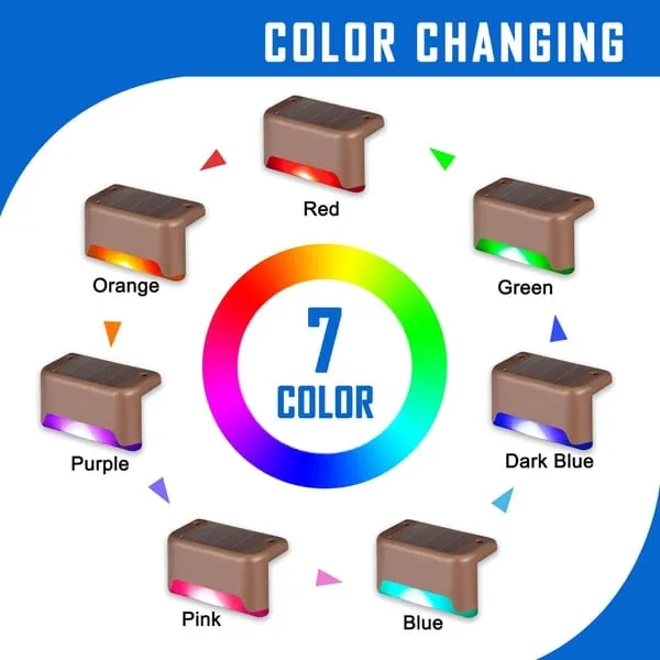 LED Solar Lamp Path Staircase Outdoor Waterproof Wall Light🔥BUY MORE SAVE MORE