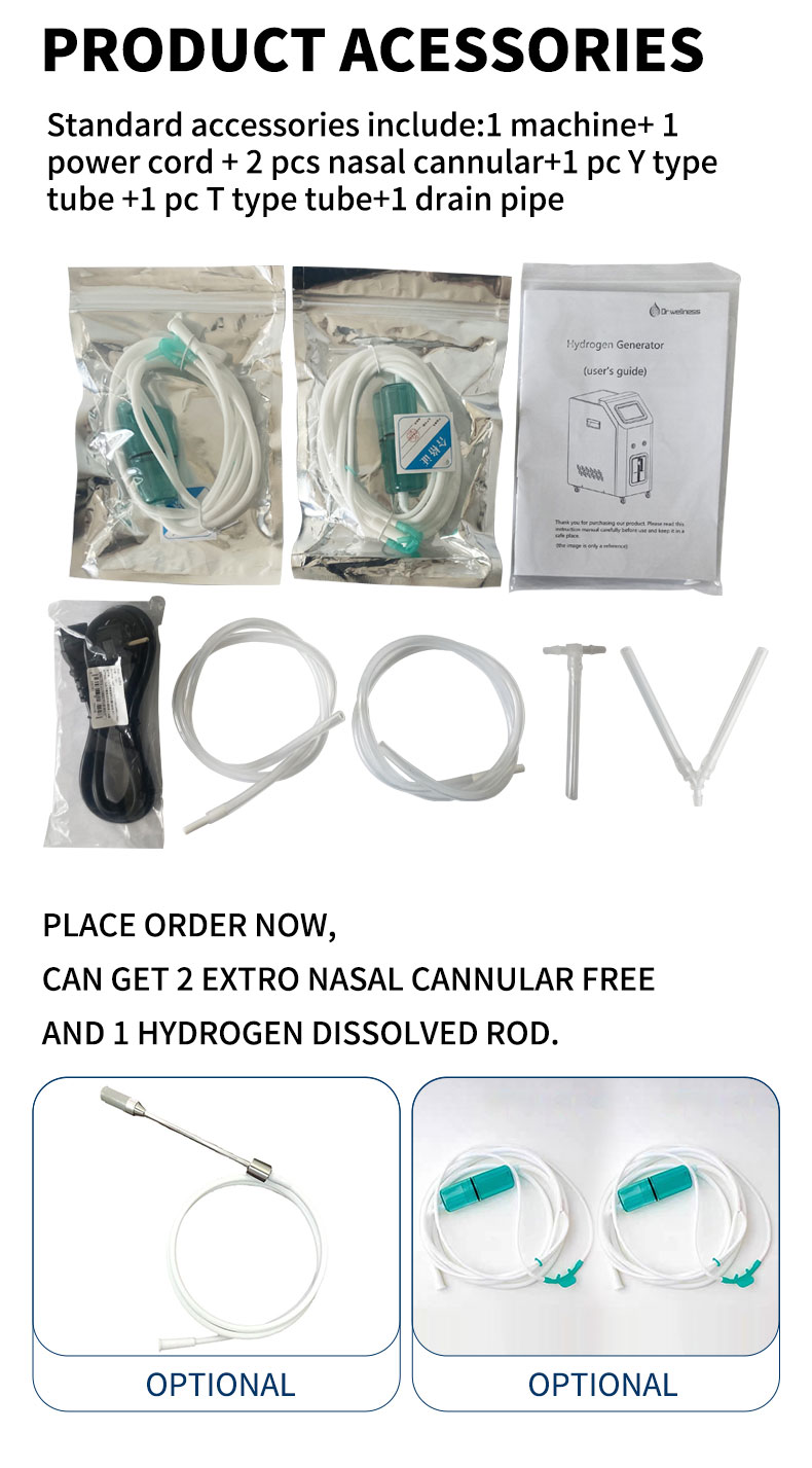 6000ml hydrogen inhalation machine making h2 gas therapy inhaler generator pem electrolyzer molecular machine generator price