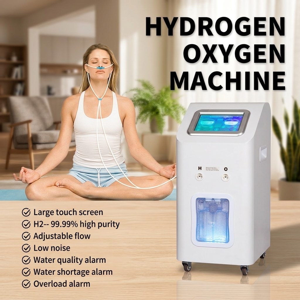 6000ml hydrogen inhalation machine making h2 gas therapy inhaler generator pem electrolyzer molecular machine generator price