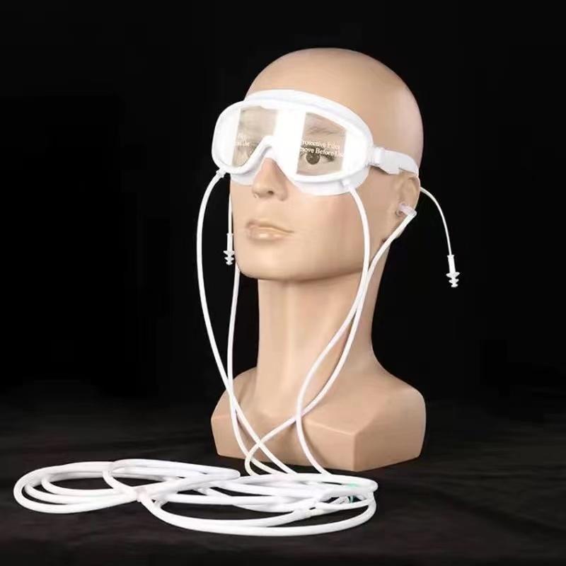 Hydrogen goggle eye mask and earplug 