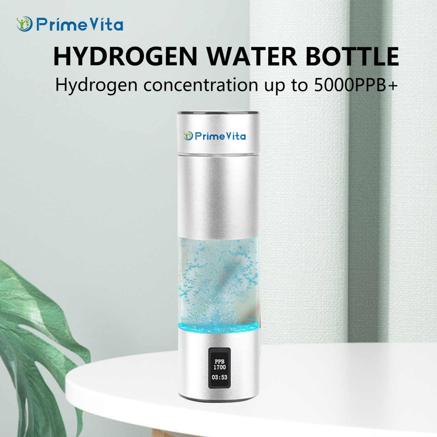 Prime Vita Hydrogen-Rich Water Bottle – Boost Energy & Hydration