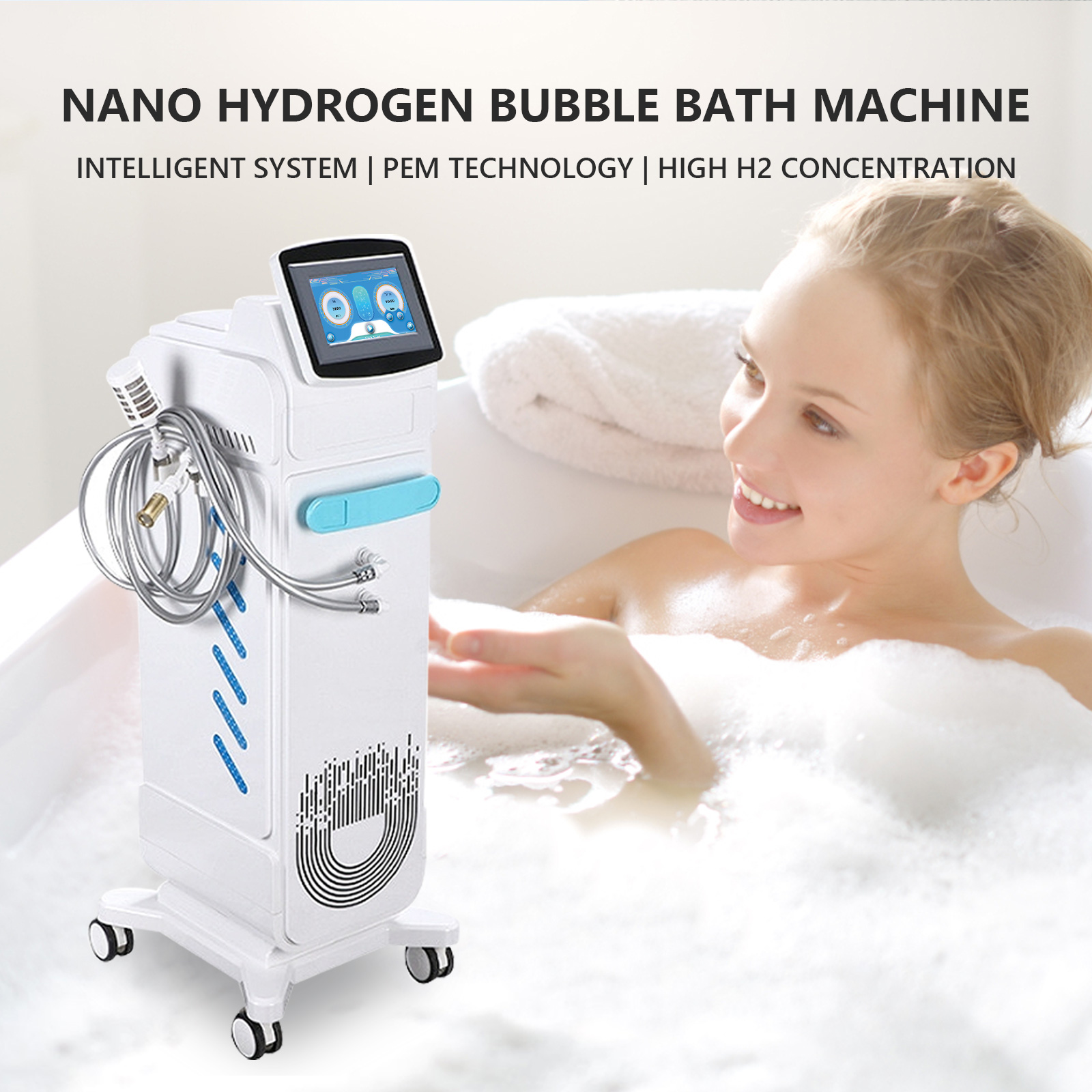 Hydrogen Bubble Bath Machine