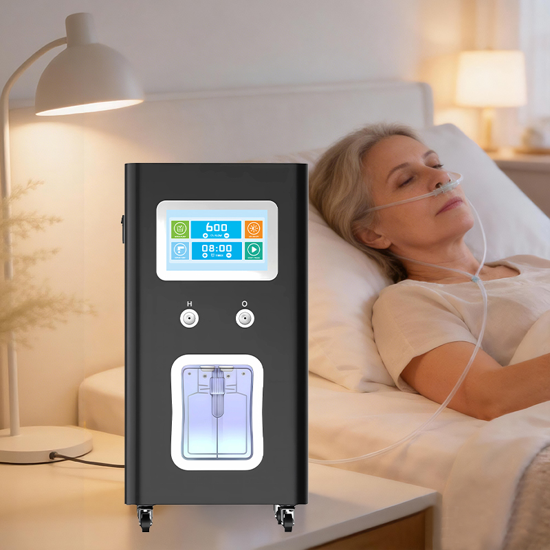 600ml pure premium quality molecular therapy hydrogen machine with high-purity spe pem electrolyzer 