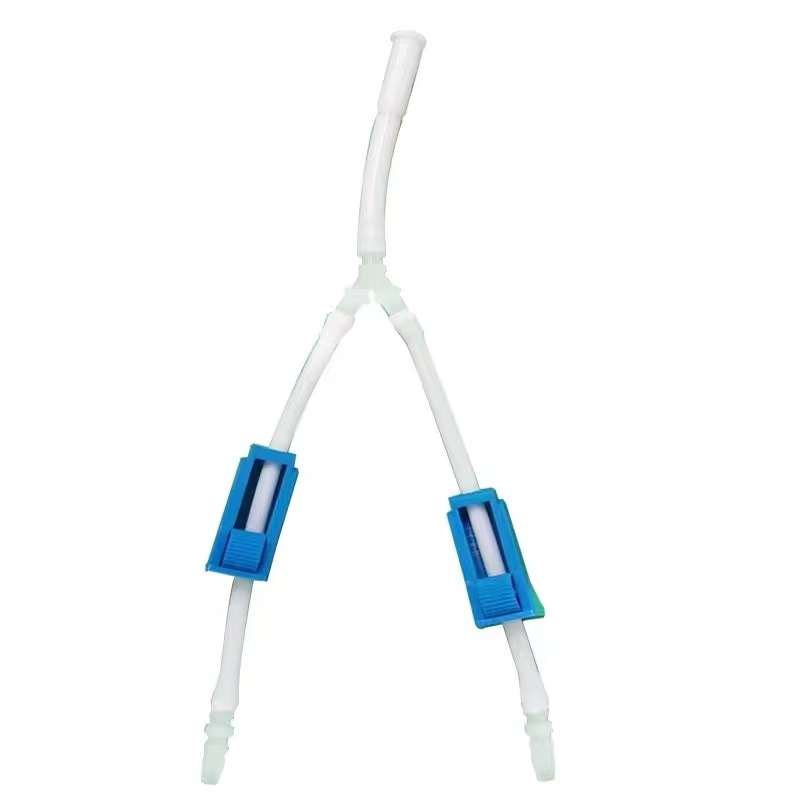 Hydrogen inhaler accessory  Y connect tube inhale H2 O2 mixed for two person-ZHENGZHOU EXCELLENCE ELECTRONIC TECHNOLOGY CO.,LTD