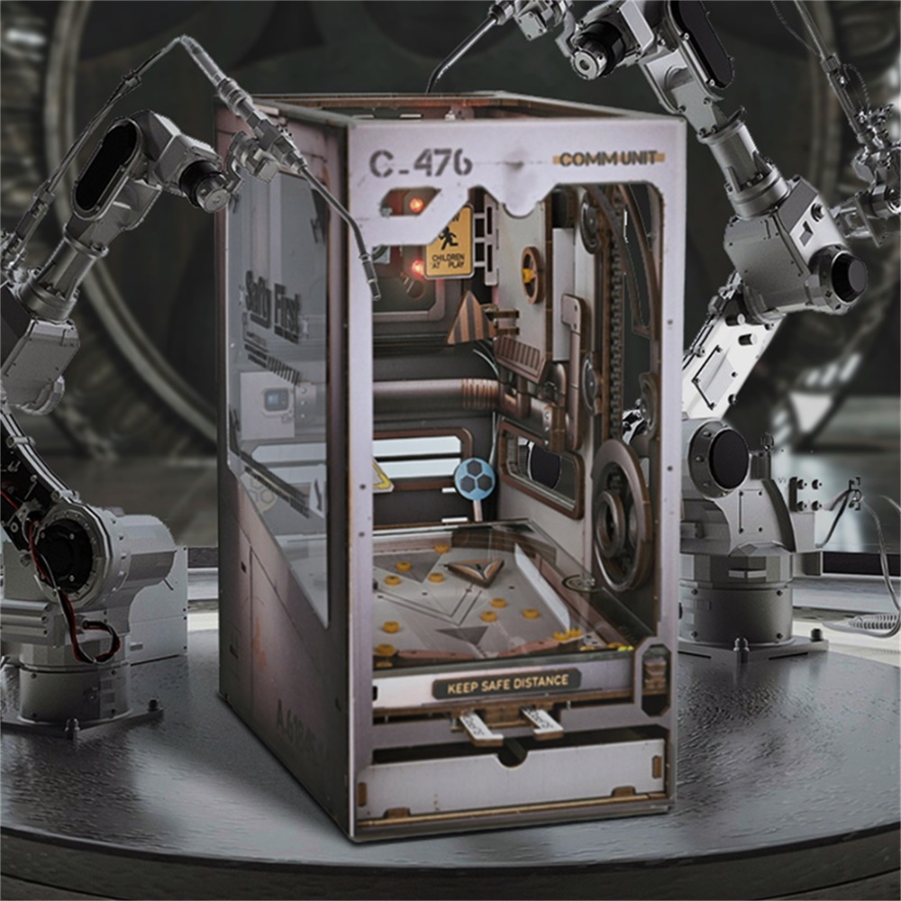 8.7" 3D Wooden Puzzle SL-17 Mechanical Celebration DIY Book Nook 