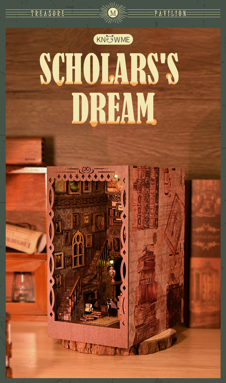 Scholar's Dream DIY Book Nook Product Image