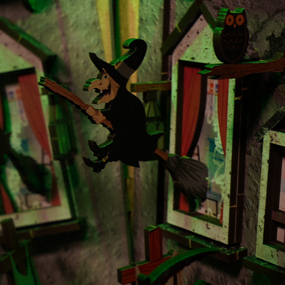 Halloween book nook kit