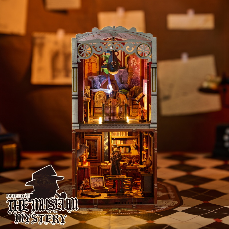 9.3" DIY Book Nook SL-26 The Museum Mystery 3D Wooden Puzzle