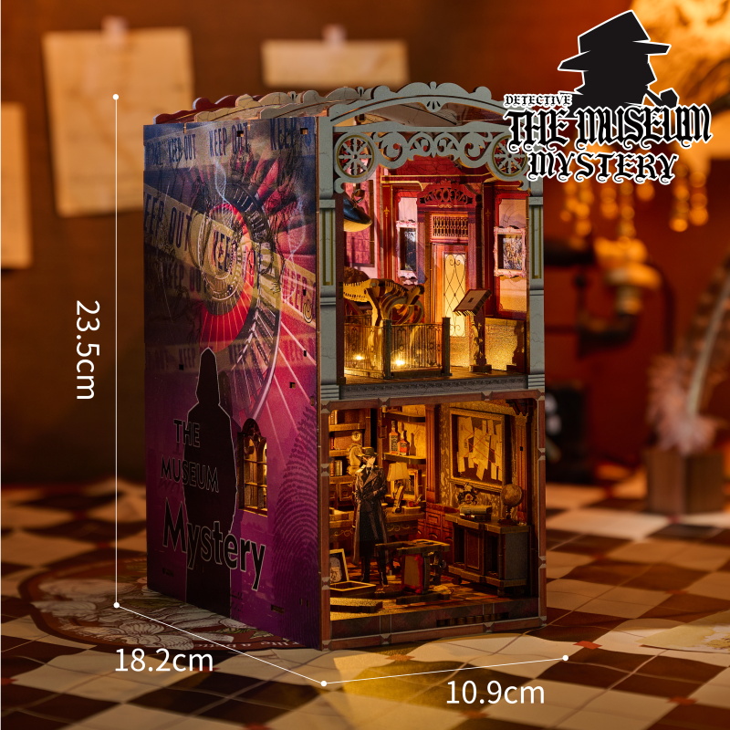 9.3" DIY Book Nook SL-26 The Museum Mystery 3D Wooden Puzzle