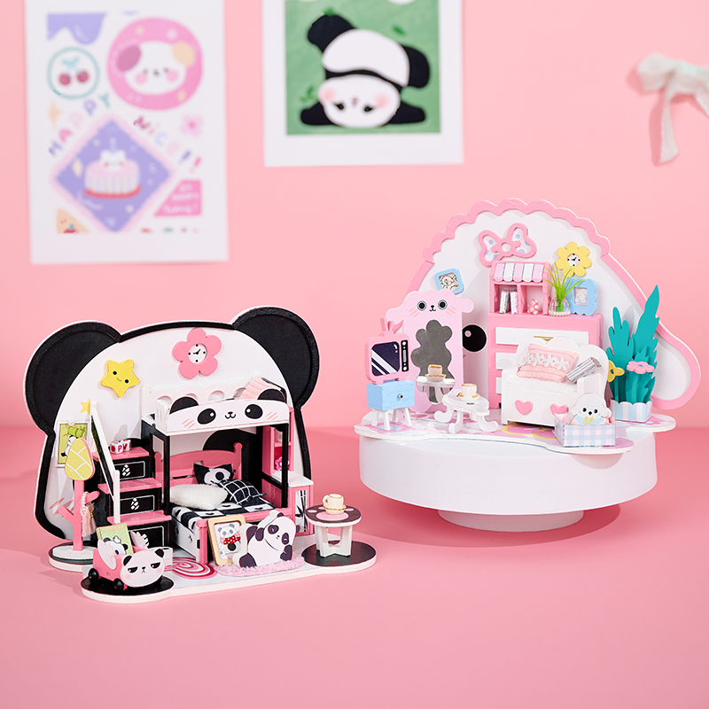 Miniature Doll House P-1013 Ber Treasure 3D Wooden Puzzle