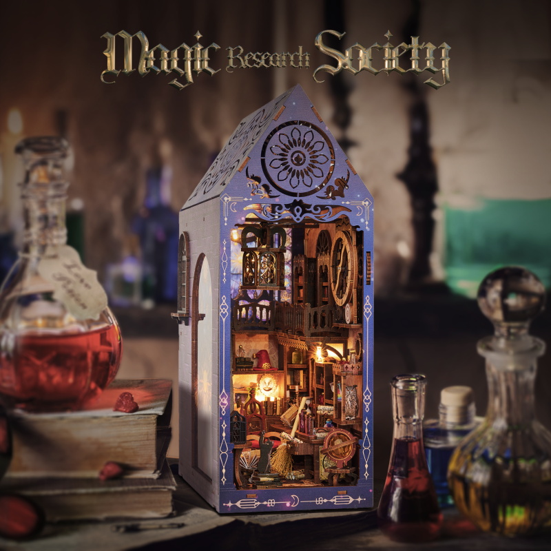11.8" Miniature House Kit SL-25 Magical Research Society Book Nook