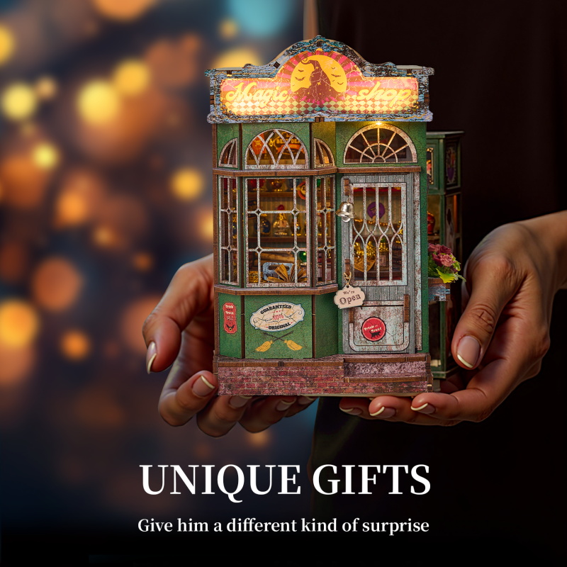 Mini DIY Book Nook SL-35 Magic Shop 3D Wooden Puzzle