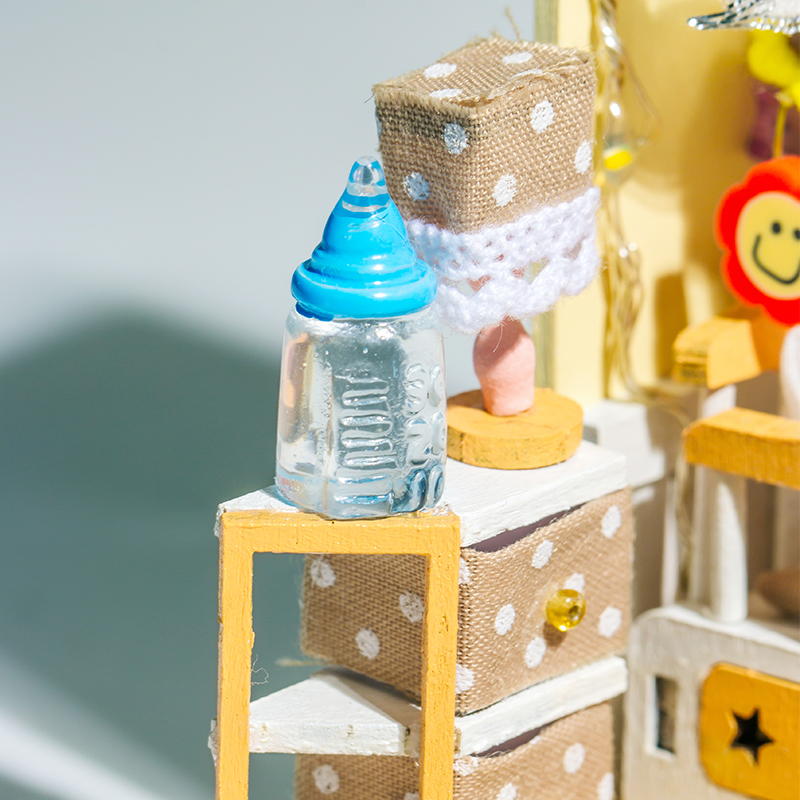 Miniacture Doll House L-2256 Feel Love 3D Wooden Puzzle With Led Light