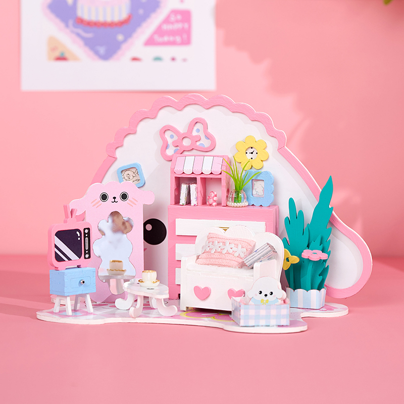 Miniature Doll House P-1013 Ber Treasure 3D Wooden Puzzle