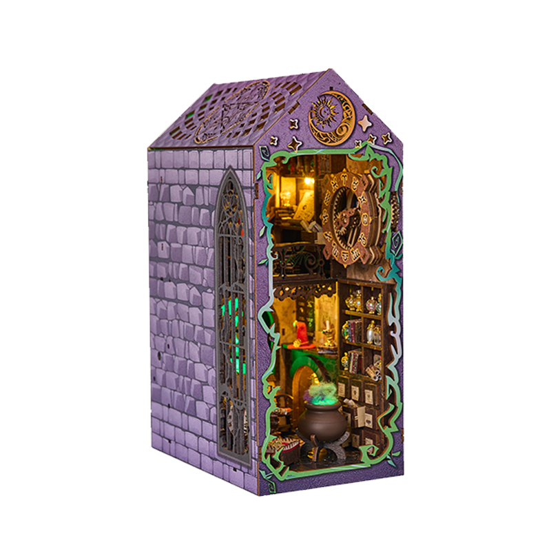 DIY Book Nook SL-34 Mystic Theurge's Hut 3D Wooden Puzzle