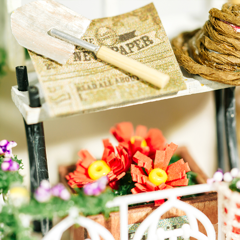 Miniacture Doll House L-2258 Glorious Future 3D Wooden Puzzle With Led Light