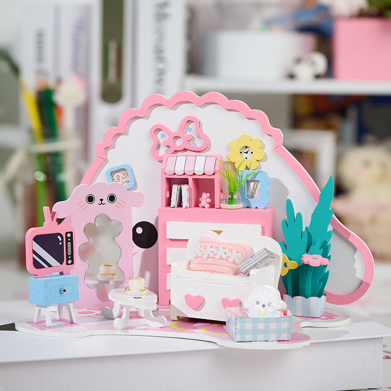 Miniature Doll House P-1013 Ber Treasure 3D Wooden Puzzle