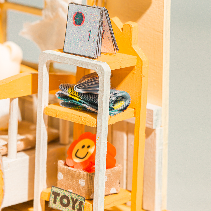 Miniacture Doll House L-2256 Feel Love 3D Wooden Puzzle With Led Light