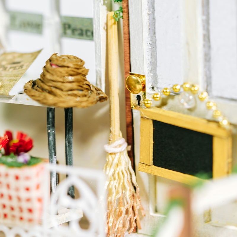 Miniacture Doll House L-2258 Glorious Future 3D Wooden Puzzle With Led Light