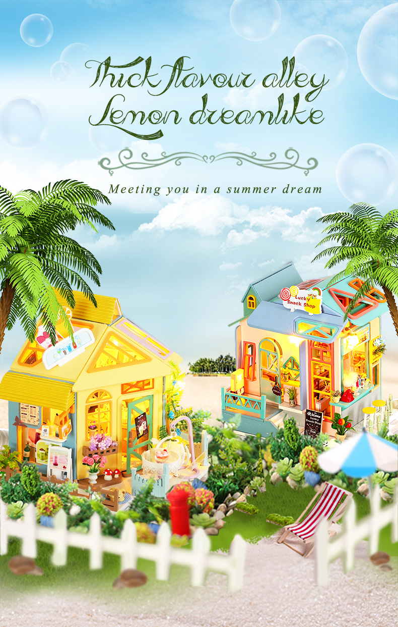 Lemon Dreamlike•Milktea Shop DIY House Product Appearance