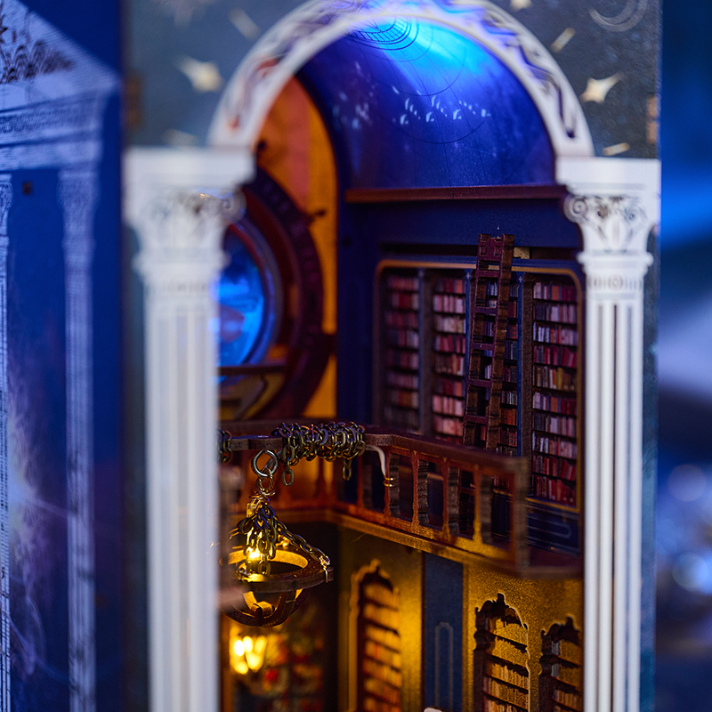 9.3"  DIY Book Nook SL-33 The Secret Scroll of the Galaxy 3D Wooden Puzzle