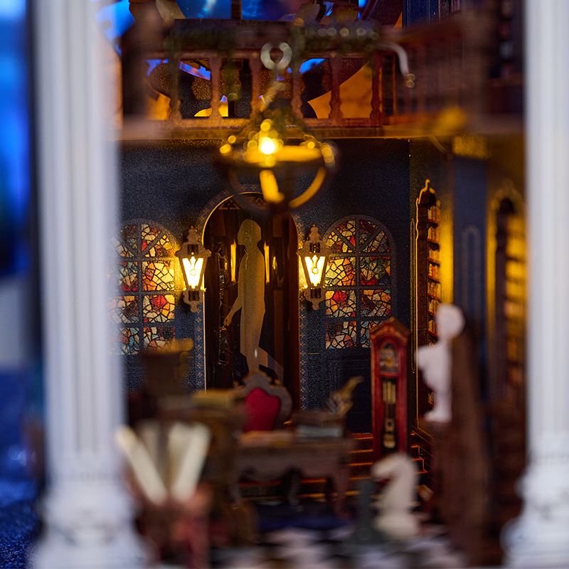 9.3"  DIY Book Nook SL-33 The Secret Scroll of the Galaxy 3D Wooden Puzzle