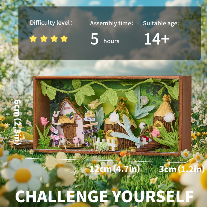 Mini Secret Box T-011 Summer DIY Model Kit Handmade Wood Item