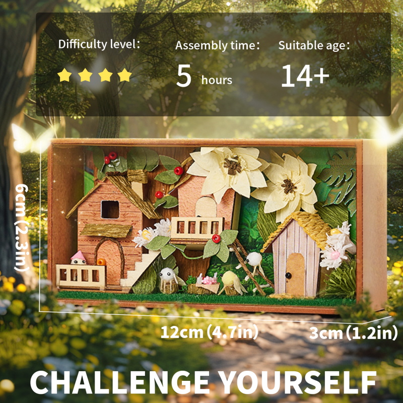 Mini Secret Box T-012 Summer DIY Model Kit Handmade Wood Item