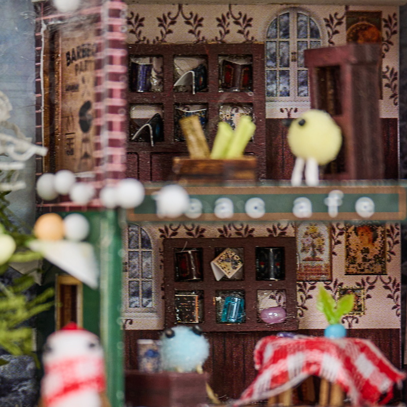 Mini Secret Box T-014 Winter DIY Model Kit Handmade Wood Item