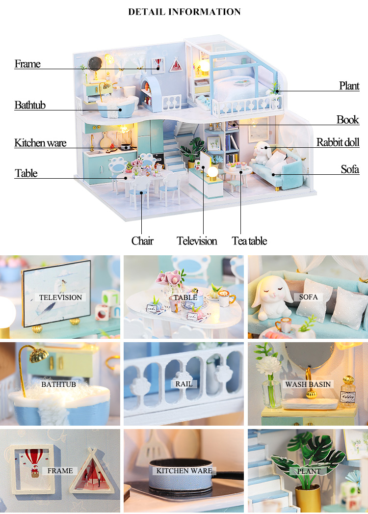 Embark on a Unique Creative Journey with Crush Blue DIY House, Where Imagination Soars.