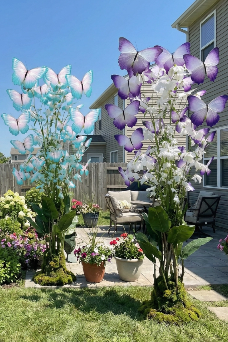 🦋Enchanting Giant Butterfly Flower – Fast Growing Garden DIY