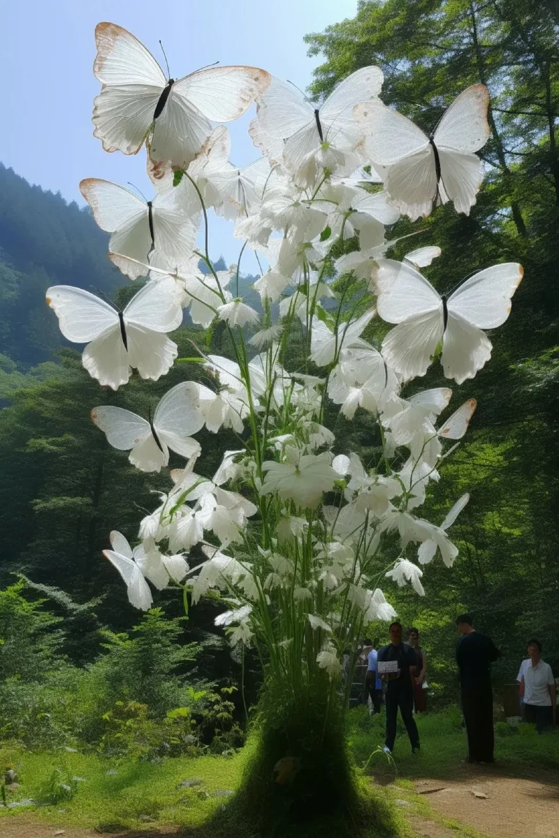 🦋Enchanting Giant Butterfly Flower – Fast Growing Garden DIY