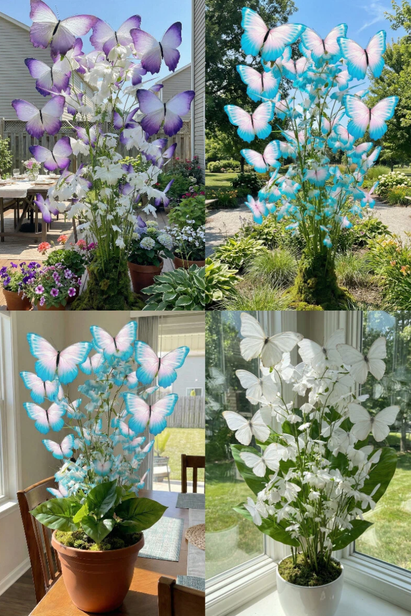 🦋Enchanting Giant Butterfly Flower – Fast Growing Garden DIY