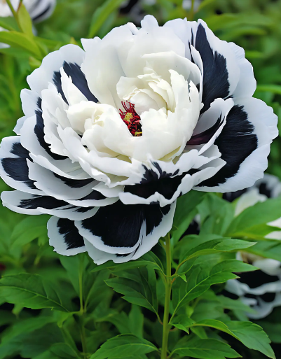 Dark Zebra Peony Seeds