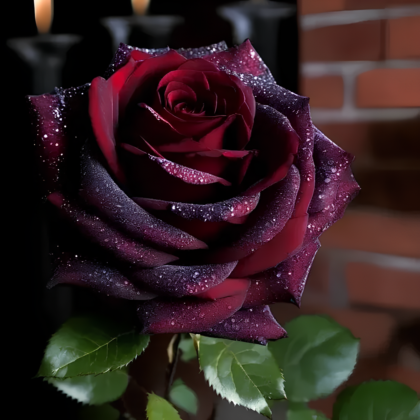 🖤Rare Black Baccara Rose Seeds🌹